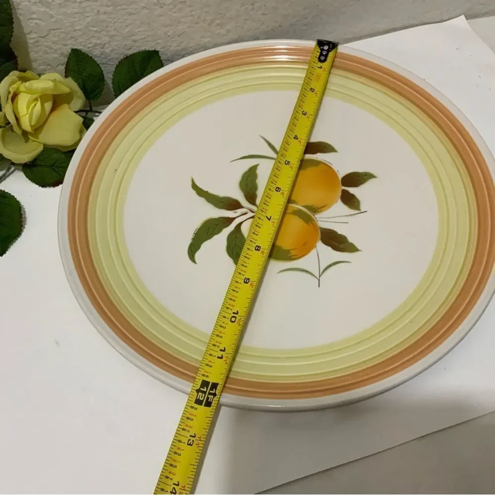 HARMONY HOUSE FINE CHINA TANGERINE 4264 Japan 12 3/8